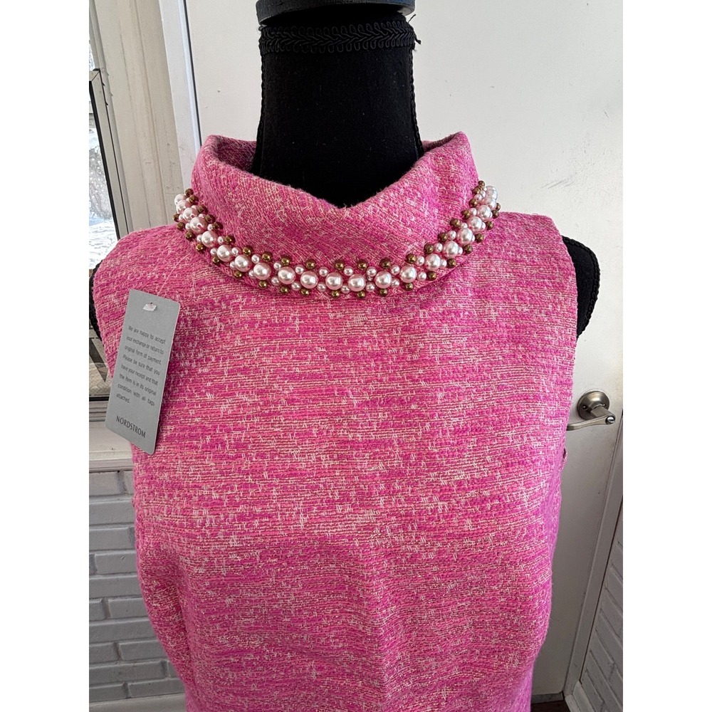 Lilly Pulitzer NWT Portia Beaded Sheath Dress 12 tweed classic preppy party - Picture 3 of 12